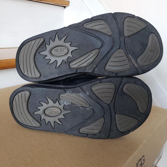 Rare western style UGG Joplin Studded Tall Black Boots Suede - Picture 11 of 14